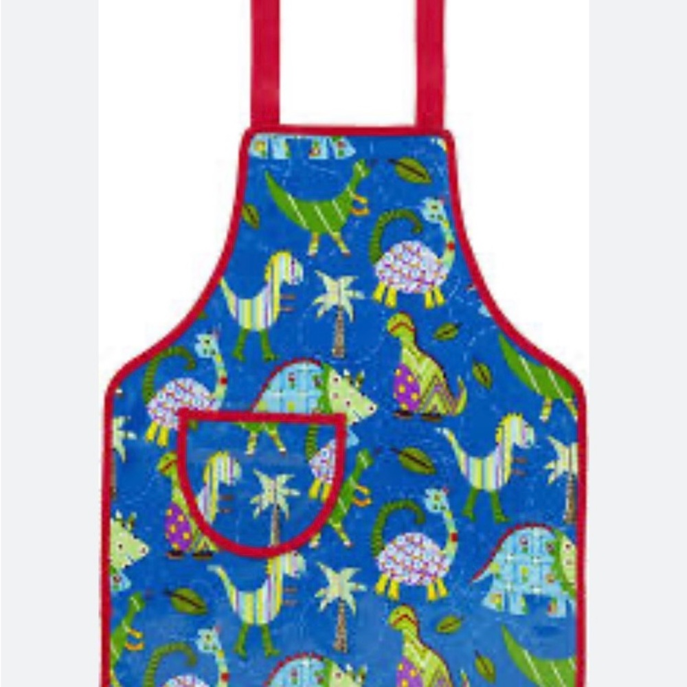 APRON CHILDS PVC APRON
DINOSAUR WATERPROOF NWT ANIMAL KINGDOM GIFT SHOP UNISEX